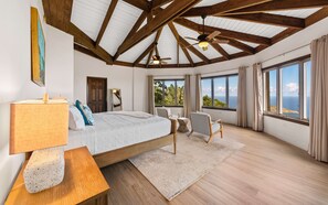 3 bedrooms, desk, iron/ironing board, travel crib