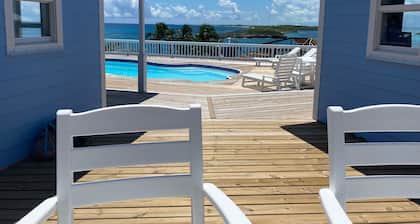 Barefoot Bay - beach house w/ 3 pods, views of Atlantic Ocean & Sea of Abaco