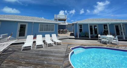 Barefoot Bay - beach house w/ 3 pods, views of Atlantic Ocean & Sea of Abaco