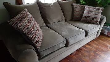 Smart TV, DVD player, books