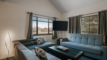 Télévision, cheminée