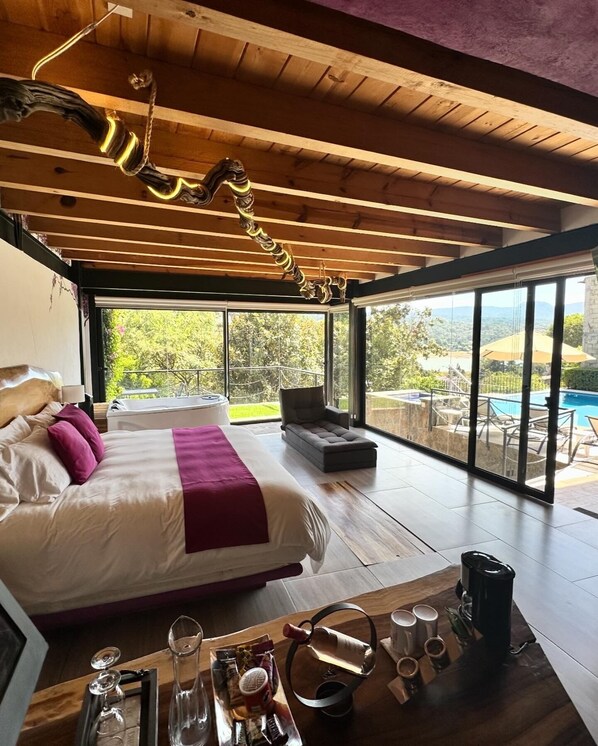 Premium Suite | 1 bedroom, premium bedding, down duvets, Select Comfort beds - Casa Acento (Valle de Bravo)