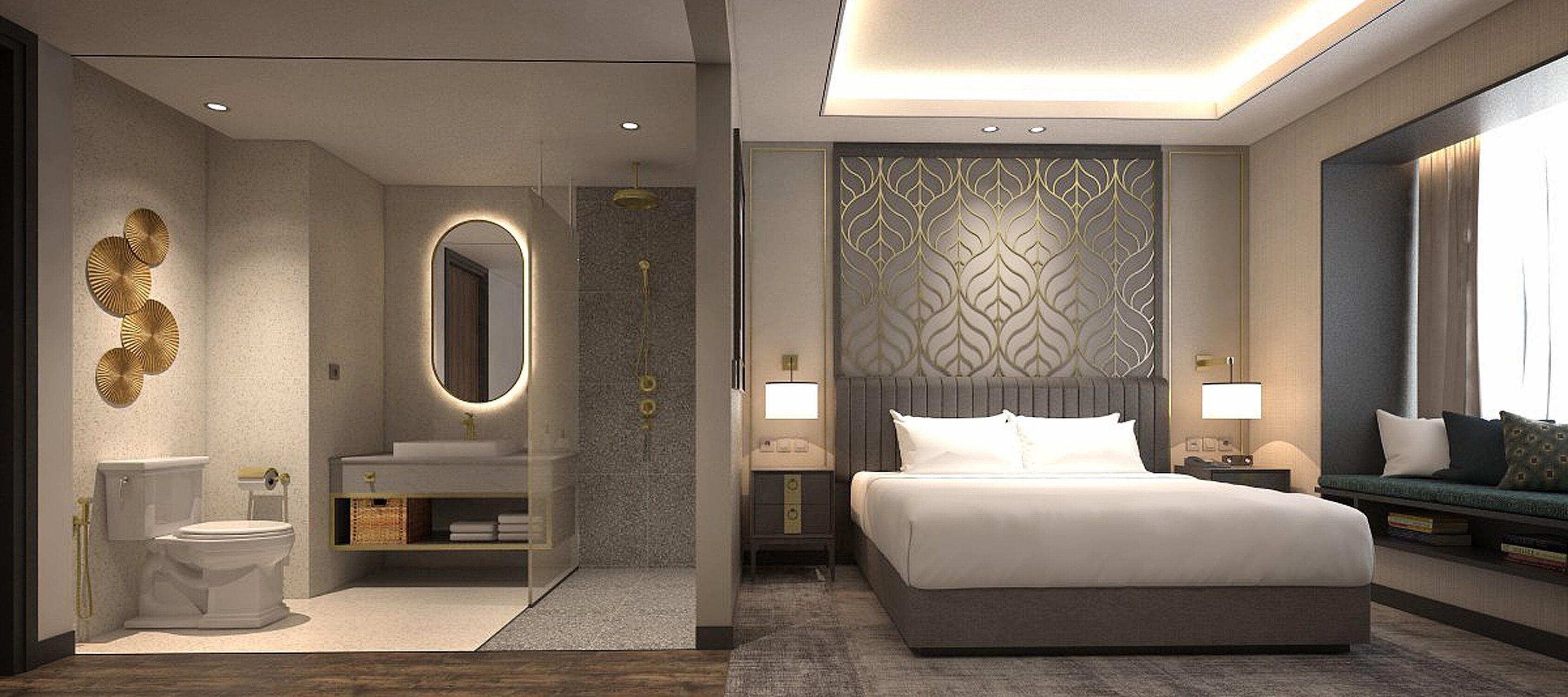 Premium bedding, minibar, in-room safe, desk