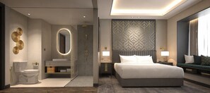 Premium bedding, minibar, in-room safe, desk