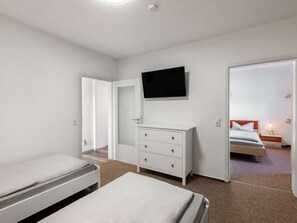 Apartamento | 2 quartos, roupa de cama