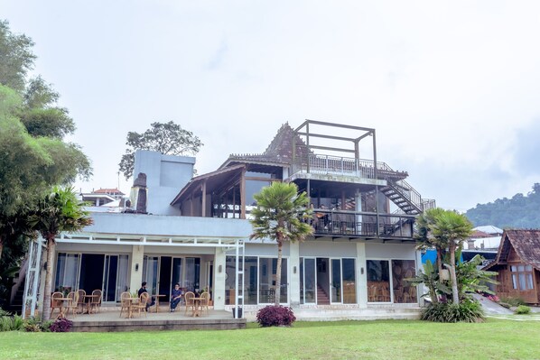 Voorkant van accommodatie