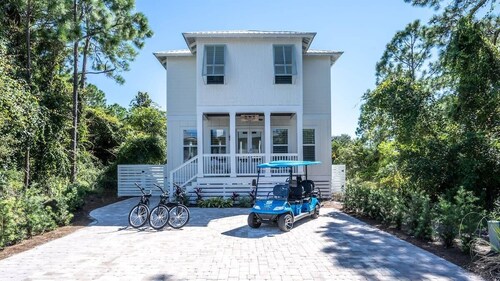 New Home South of 30A! 6 Seater Cart! 4 Bikes! - Three Little Birds at Blue Mountain Beach on 30A
