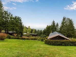 A serene landscape with a house surrounded by lush greenery and tall trees. - Home in Steinbach-hallenberg (Steinbach-Hallenberg)