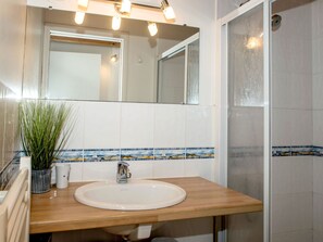 Shower, hair dryer