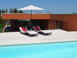 Indoor pool, outdoor pool