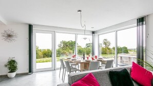 Dining - Countryside Holiday Home in Goesnes With Terrace (Ohey)