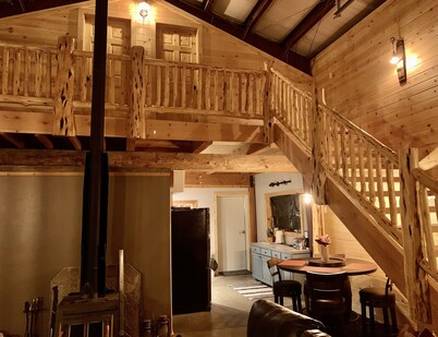 The Barndominium 167 with a Hot Tub on a 1/2 acre