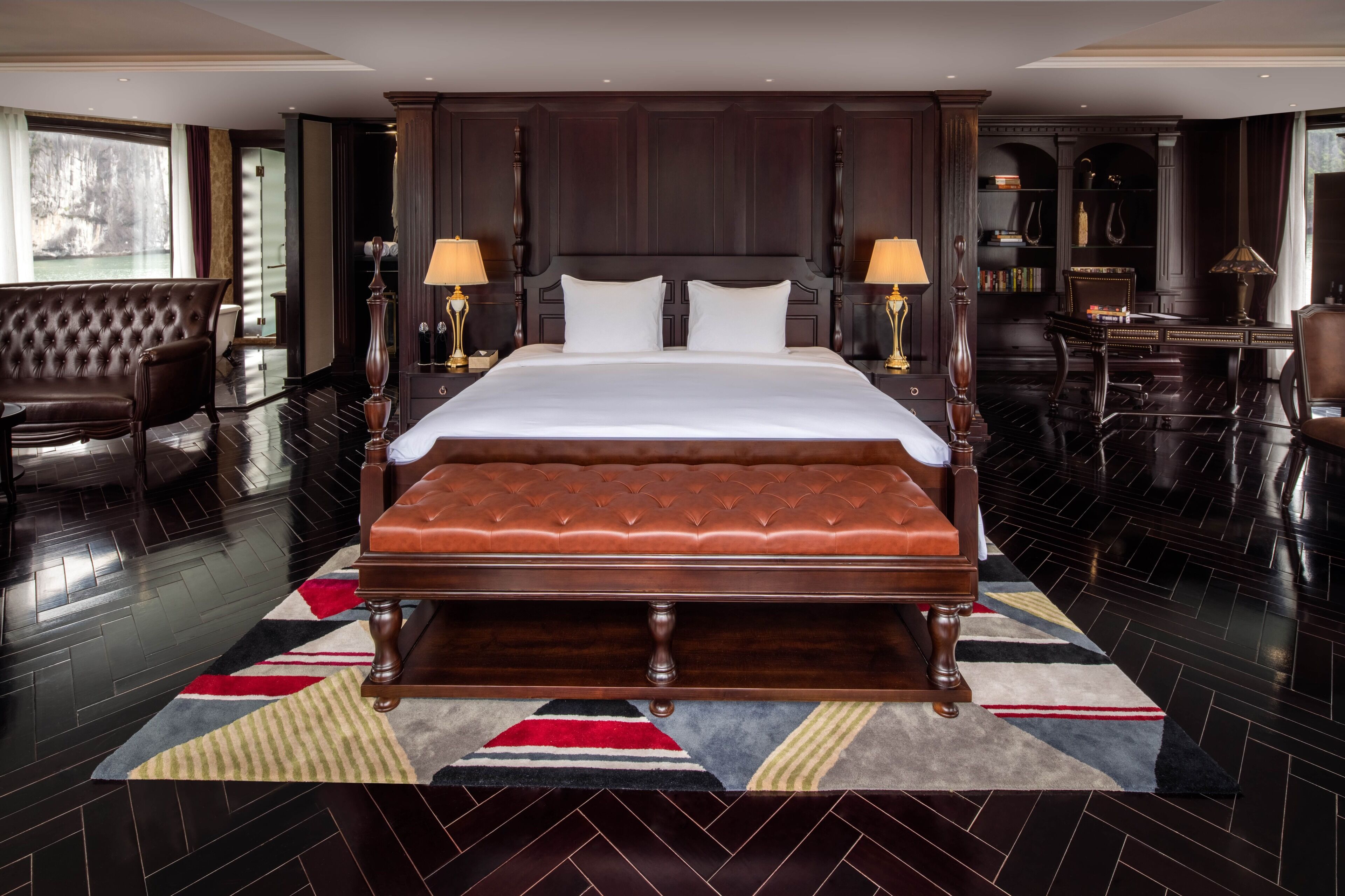 總統客房 (Suite) | 高級寢具、特厚豪華床墊、房內夾萬、遮光窗簾/窗簾