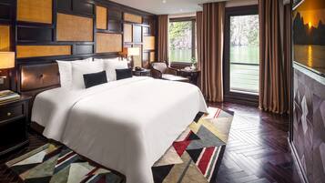 Premium bedding, pillow-top beds, in-room safe, blackout curtains