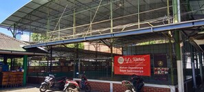 Façade de l’hébergement