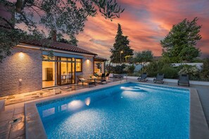 Alberca al aire libre 