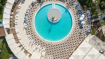 Indoor pool, outdoor pool