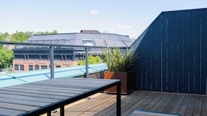 Standaard tweepersoonskamer, balkon | Een bureau, een laptopwerkplek, gratis wifi, beddengoed