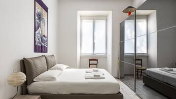 2 chambres, fer et planche Ă repasser, Wi-Fi gratuit, draps fournis