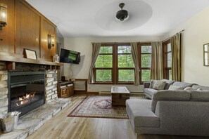 تلفزيون، مدفأة