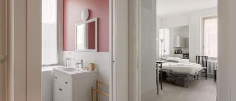 1 Schlafzimmer, Bügeleisen/Bügelbrett, kostenloses WLAN, Bettwäsche