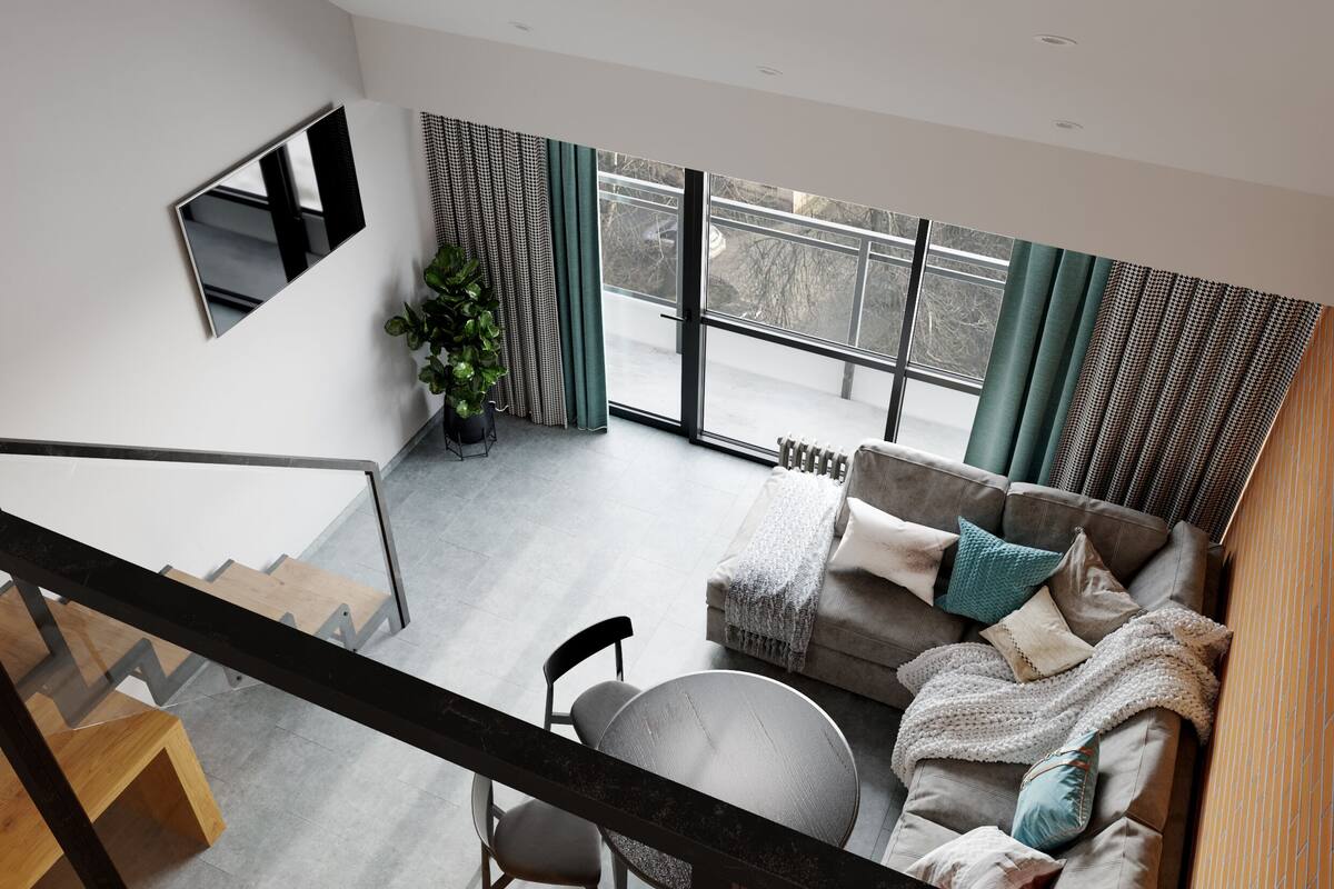 Studio Superior, 1 kamar tidur, Bebas Asap Rokok, pemandangan kota | 1 kamar tidur, brankas, setrika/meja setrika, dan Wi-Fi gratis