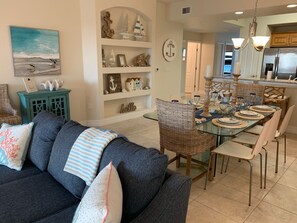 Smart TV, DVD player, books, video library