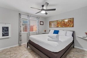 2 bedrooms, desk, iron/ironing board, free WiFi