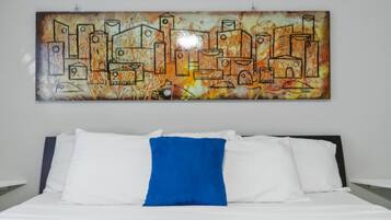 2 bedrooms, desk, iron/ironing board, WiFi (free)