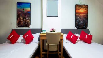 Free WiFi, bed sheets