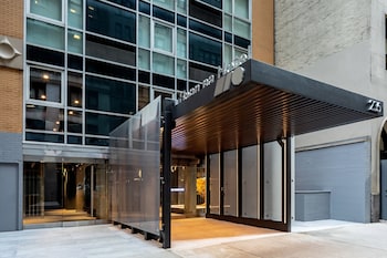 Hotel exterior and entrance at Henn na Hotel New York