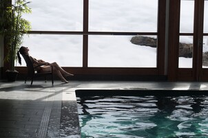 Una piscina techada
