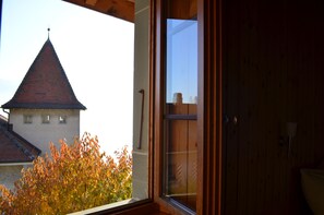 Blick von der Unterkunft