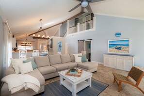 Smart TV, DVD player, foosball, table tennis - Private Beach Bar Vibes | Pool, Grill + Games (Jacksonville Beach)