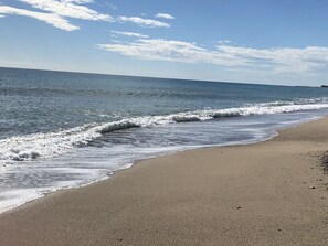 On the beach