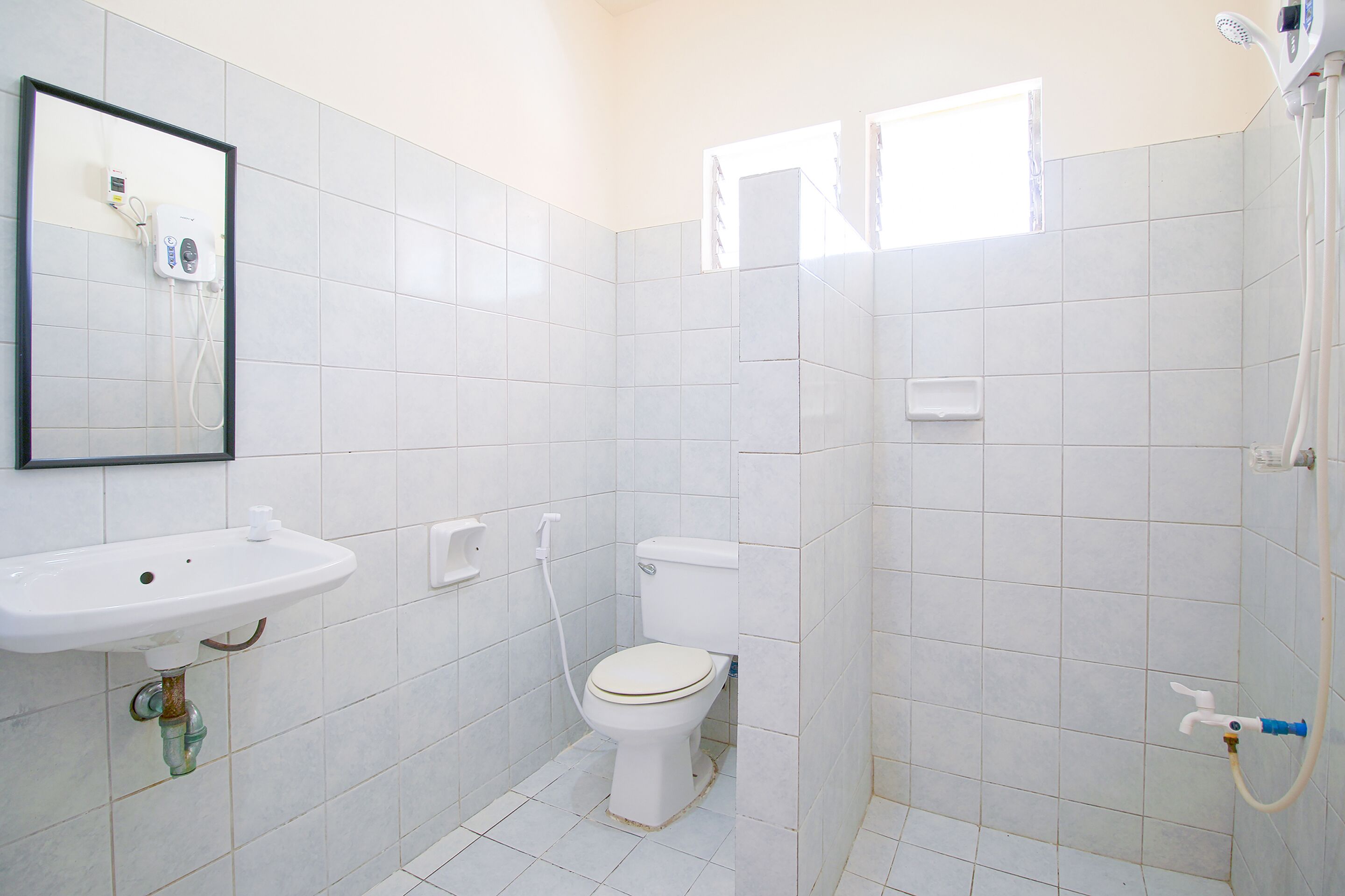 Dobbeltrom – standard | Bad | Dusj, toalettartikler (inkludert) og håndklær