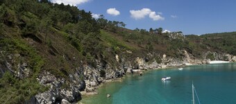 100 m Plage du Portzic Morgat Maison 4 Personnes 2 Chambres Jardin