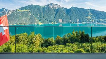 Blick von der Unterkunft