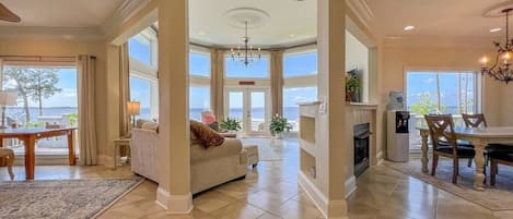 تلفزيون، مدفأة