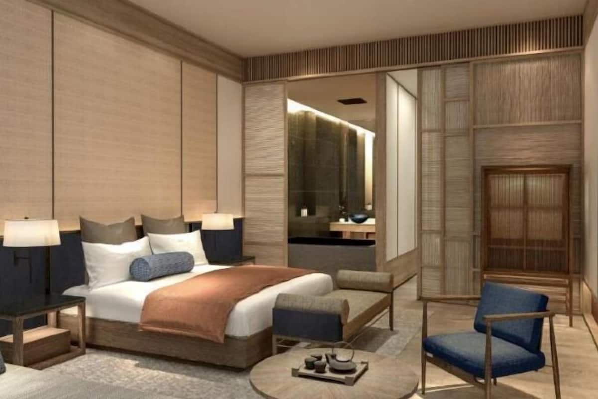 Ropa de cama de alta calidad y minibar