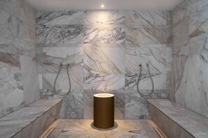 Couples treatment rooms, sauna, hot tub, steam room, Turkish bath - Waldorf Astoria Kuwait (Kuwait City)