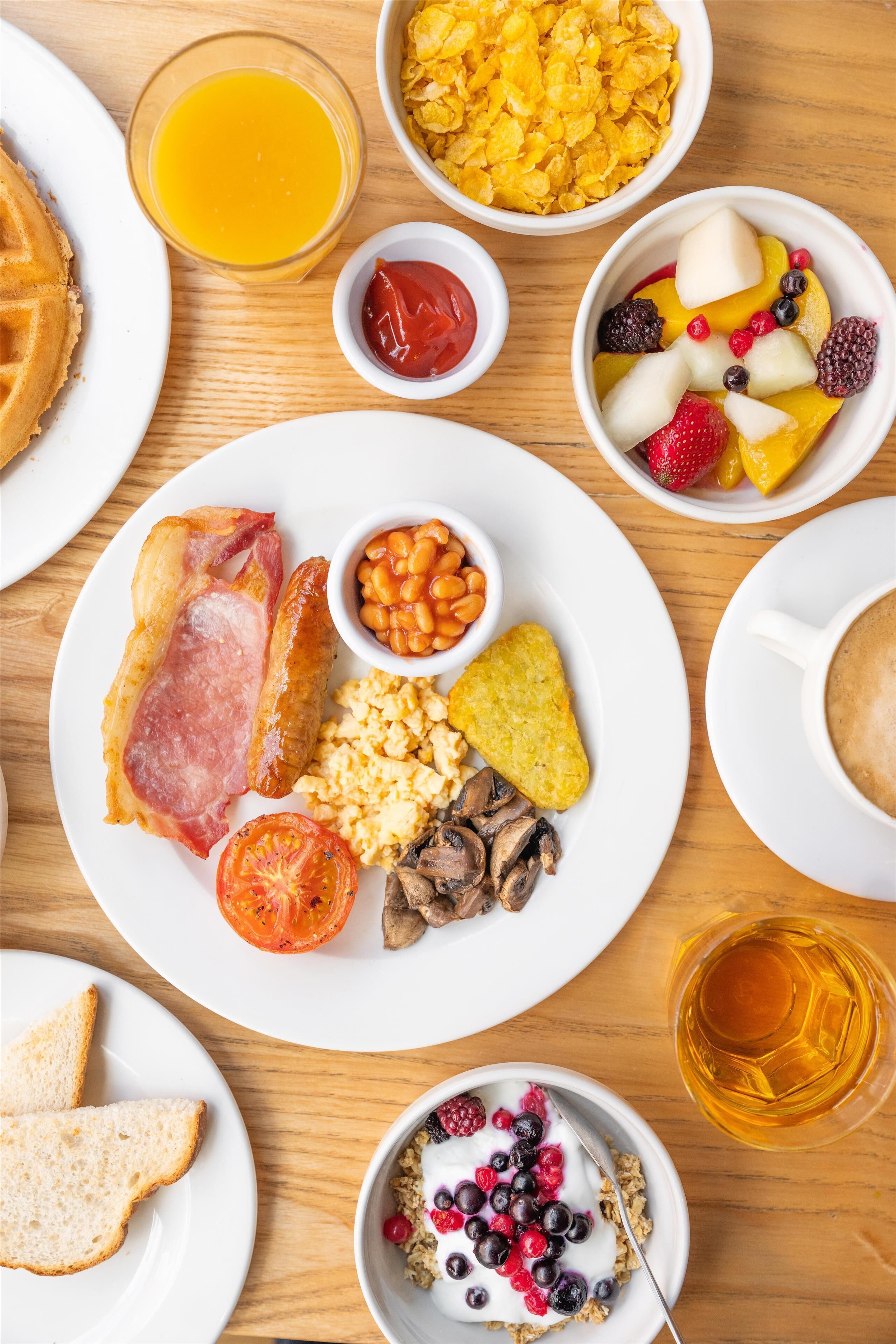 Petit déjeuner buffet compris tous les jours
