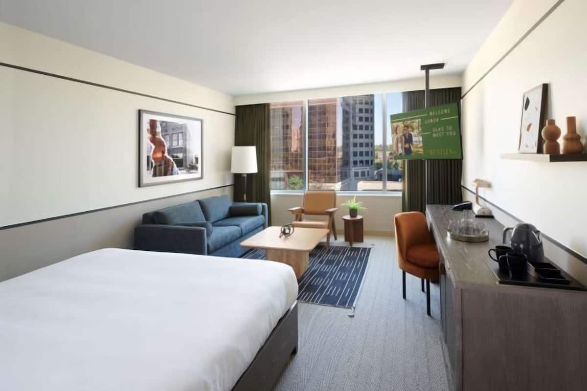 Premium bedding, pillow-top beds, in-room safe, desk