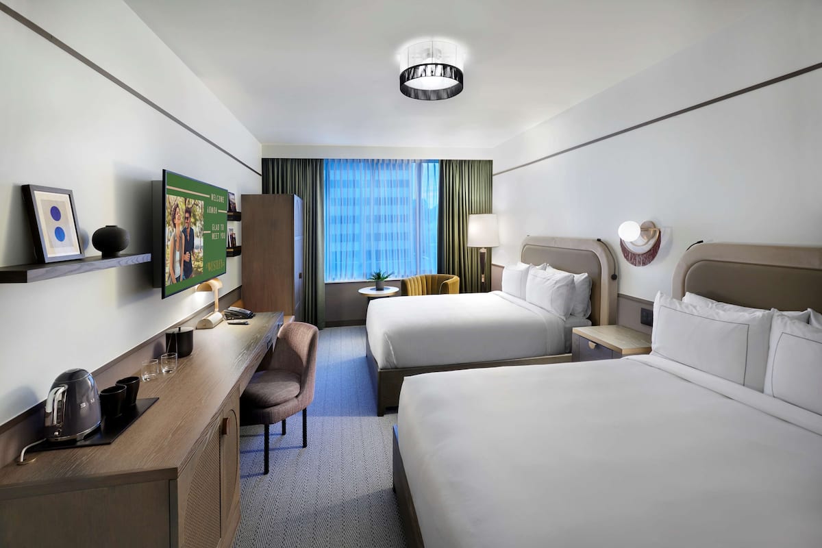 Premium bedding, pillow-top beds, in-room safe, desk