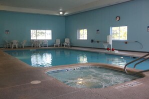 Indoor pool, outdoor pool