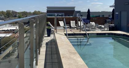 Rooftop Pool + View | Cozy Condo | Heart of Downtown Greenville