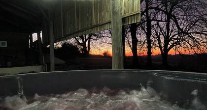 Spacious gite with large heated private swimming pool and new hot tub for 25!