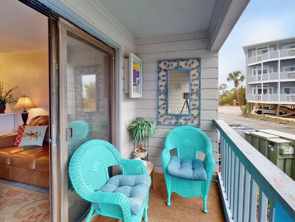 Apartment, Mehrere Betten (Emily's Retreat) | Balkon