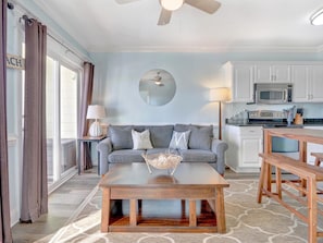 公寓客房, 多張床 (Silver Shores Unit 6) | 客廳