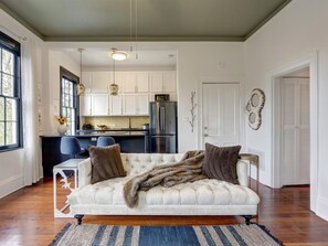 公寓客房, 1 張加大雙人床 (Park Avenue Treehouse) | 客廳